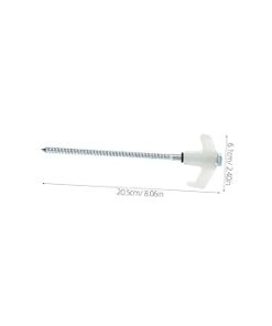 Heavy Duty Spiral Glow Tent Stakes with Extraction Tool and Storage Box 2