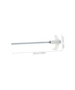 Lightweight Metal Tent Stakes with Fluorescent Tips for Easy Finding 2