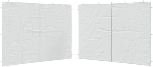 JCSD Party Tent Sidewalls for Privacy and Protection Easy Install White - Image 2