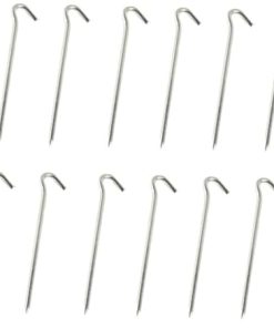 KESYOO 20pcs Iron Nail Spikes Question Mark Tent Pegs for Camping