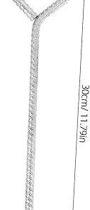 Heavy Duty Steel Tent Pegs 4 Pack Zinc Plated for Camping and Events 2