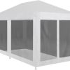 Party Tent Sidewalls 2 Pack with Window in Blue Color 4