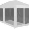 Inflatable Camping Tent 7.8×7.8ft with Twin Air Mattress for 3 People 4