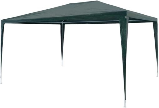 Green Party Tent for Outdoor Gatherings, Durable and Water-Resistant, Family Celebrations, 9.8'x13.1'