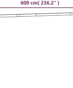 Durable Awning Post Set for Outdoor Comfort in Terrace or Garden 2