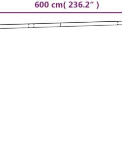 Durable Awning Post Set for Outdoor Comfort Sturdy Iron Construction 2