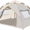Portable Outdoor Pop-Up Camping Shower Tent with Large Zipper Door 3