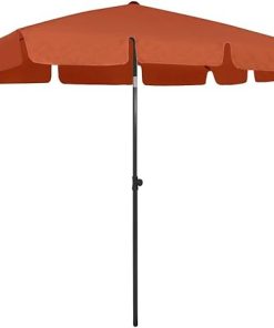Adjustable SVRCK Beach Parasol Canopy Anti-Fade 78.7 x 49.2 Terracotta