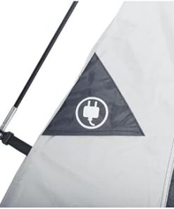3 Person Dome Camping Tent 7×7 Feet 44 Inch Center Height Awning 2