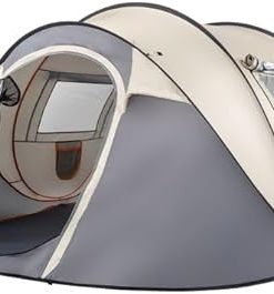 Spacious 4-Person Pop Up Camping Tent for Easy Outdoor Setup
