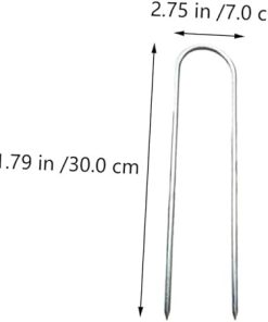 8 Pack U-Shaped Ground Stakes for Trampolines Tents and Camping 2