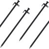 Toyvian 10-Pack Windproof Tent Stakes Easy Hammering for Camping 4