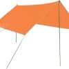 Heavy Duty Steel Tent Stakes 10 Inch Camping Anchors 8 Pack 4