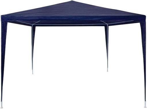 Party Tent 9.8'X13.1' Pe Blue 6.6'-Eave Height from The Ground - Image 2