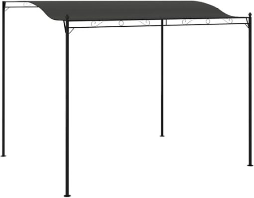 Sunshade Awning for Comfort and Protection from The Sun, Easy Assembly, 9.8' x 7.9', Anthracite