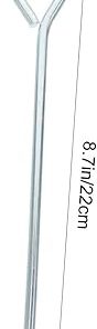 Iron Tent Stakes 20 Pack for Outdoor Camping Sand Tarp Canopy Use 2