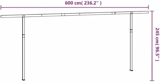 SVRCK Awning Post Set for Outdoor Comfort and Durable Stability - Image 2