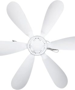 Portable 6 Blades Ceiling Fan with Remote for Camping and Tents