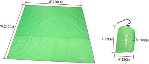 Totority Car Tent UV Sunscreen Awning Waterproof Outdoor Camping Mat - Image 2