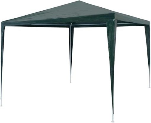 Party Tent Pe Green 9.8'X9.8' 6.6'-Eave Height from The Ground