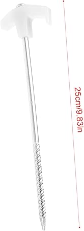 Heavy Duty Galvanized Iron Tent Stakes 8pcs for Camping Shelter 2 Heavy Duty Galvanized Iron Tent Stakes 8pcs for Camping Shelter - Image 2