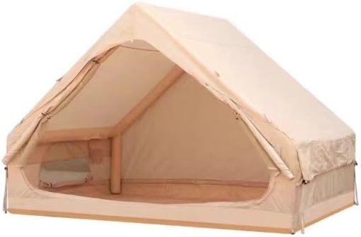 Inflatable Glamping Tent for 4-6 People with Easy Setup and Pump