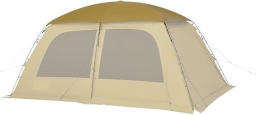 Multi-Purpose Camping Picnic Party Tent Tent Outdoor Canopy Portable Camping Camping Accessories Outdoor Awning Multi-Person Tent Camping accessori (Color : Mat) (Top)