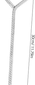 Durable Metal Tent Stakes Set of 4 for Camping and Outdoor Use 2