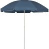 Tilted Beach Parasol Adjustable Canopy for Sun Protection 94.5 Inches