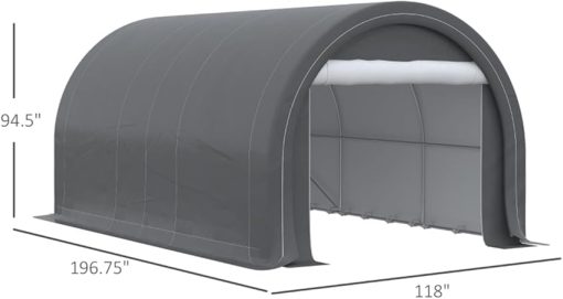 Water-Resistant Camping Tent with Roll-Up Door and Extended Edges - Image 2