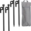 VOSAREA 50Pcs Garden Stakes Durable Ground Nails for Tent and Turf 3