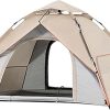 SUV Camping Tent with Rear Awning Rainproof Canopy for BBQ 4