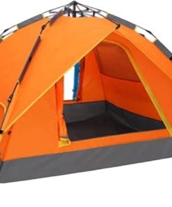 Spacious Automatic Spring Tent for 3-4 Person Camping Trips