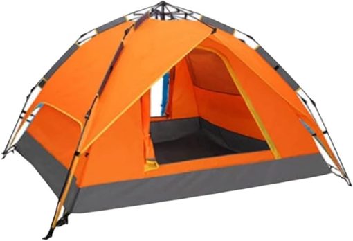 Spacious Automatic Spring Tent for 3-4 Person Camping Trips