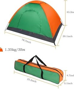 Family Camping Waterproof Tent Quick Setup for Outdoor Travel 2