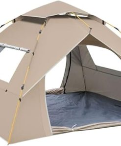 Portable Automatic Pop-Up Camping Tent with Double Doors and Windows