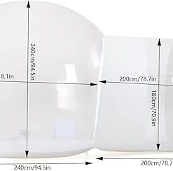 Transparent Outdoor Camping Tent for Stargazing and Family Use 2