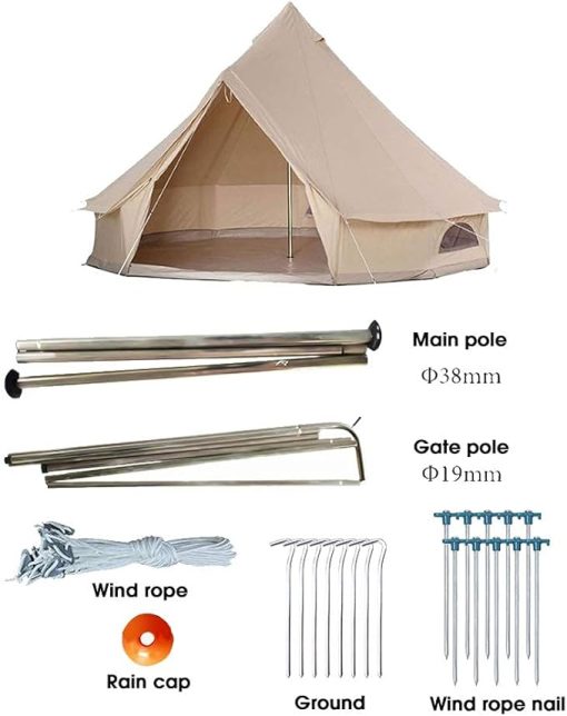 Winter Ice Fishing Tents for 3-4 People with Thick Warm Layers - Image 2