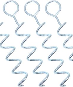 Iron Tent Stakes 4pcs Durable Camping Ground Anchors for Secure Setup