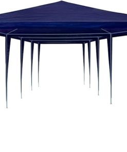 Party Tent 9.8’X39.4′ Pe Blue 6.6′-Eave Height from The Ground 2