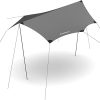 Telescopic Fiberglass Tent Poles Black 189in 2 Pack for 5-6 Person Tents 3