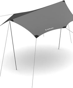 HEIMPLANET Dawn Tarp M Shelter Tent Tarp 5000Mm Waterproof Grey