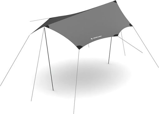 HEIMPLANET Dawn Tarp M Shelter Tent Tarp 5000Mm Waterproof Grey