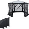 Screen House Plus Wind Panels 3 Pack for Outdoor Protection