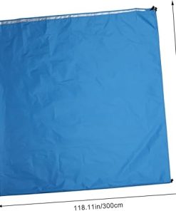 Lightweight Camping Tarp Shelter Sunshade Rain Cover with Stakes 2