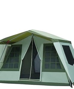 Large Waterproof Camping Tent for 5 to 8 People, Double Layer