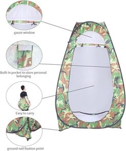 Portable Pop Up Shower Tent for Camping and Outdoor Privacy Use 2