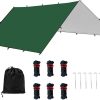 Heavy Duty 10pcs Tent Stakes for Camping Canopy and Rooftop Use 3