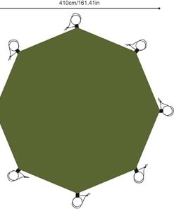 Waterproof Octagon Camping Tent Ground Mat for Outdoor Activities 2