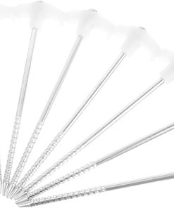 Heavy Duty Galvanized Iron Tent Stakes 8pcs for Camping Shelter